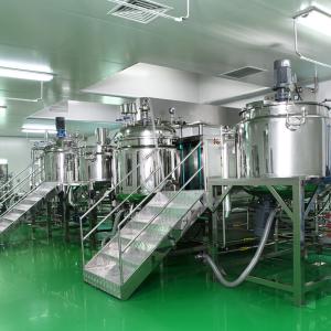 High Speed Vacuum Homogenizer Machine Liquid Soap Making Machine 500L 800L