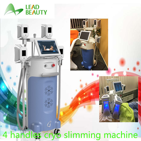 Cryo slim freezer cryotherapy cool shape with 4 handles cryo fat freezing