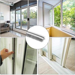 Anti Insect Replace Wool Pile Window Weather Stripping Noise Resistant