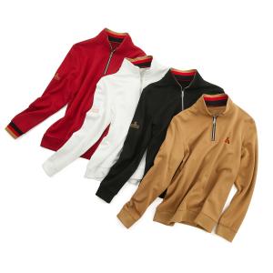 Wholesale Unisex Long Sleeve Polo Shirt In Polyester With Sublimation Printing from china suppliers