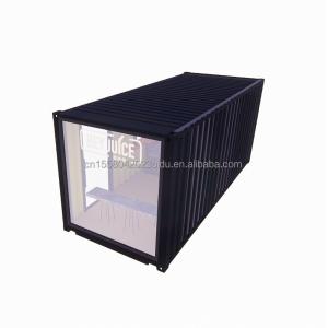 Long Beach Container Coffee Bar Extendable Container Bar with Customized Color