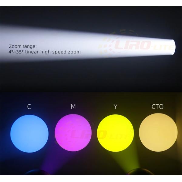 LED 400W BSW Moving Head Zoom 23CH DMX Concert TV Studio Beam Spot Wash 3in1 With Cmy