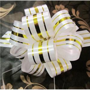 Chocolate Boxes Packing Bright Color Wrapping Bows With Solid Printed Ribbon