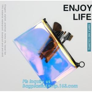 Zip lockk plastic waterproof bag for swimsuit, slider zipper pvc pouch Zip lockk