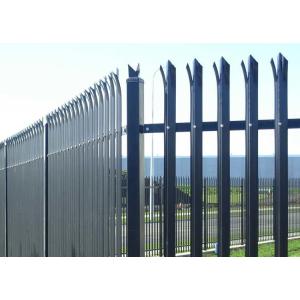 Garden Steel Palisade Fencing Sustainable Good Rust Resistance Convenient