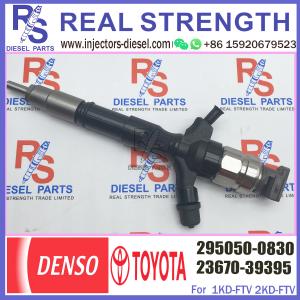 Diesel Fuel Injector 295050-0830 For Toyota Dyna 1KD-FTV 23670-39395 23670-30390