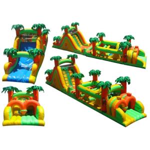 Wholesale Renting Durable Inflatable Obstacle Course For Jungle Themed Party from china suppliers
