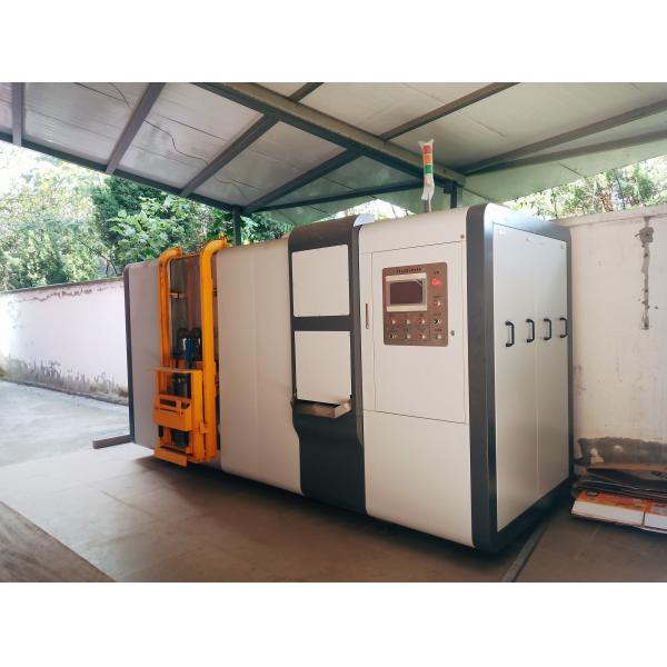 White Painted Bio Composting Machine 1000kg Recycling Food Waste Fertilizer