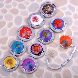 QY-BH04 Printing Metal Foldable Purse Hook bag Hanger