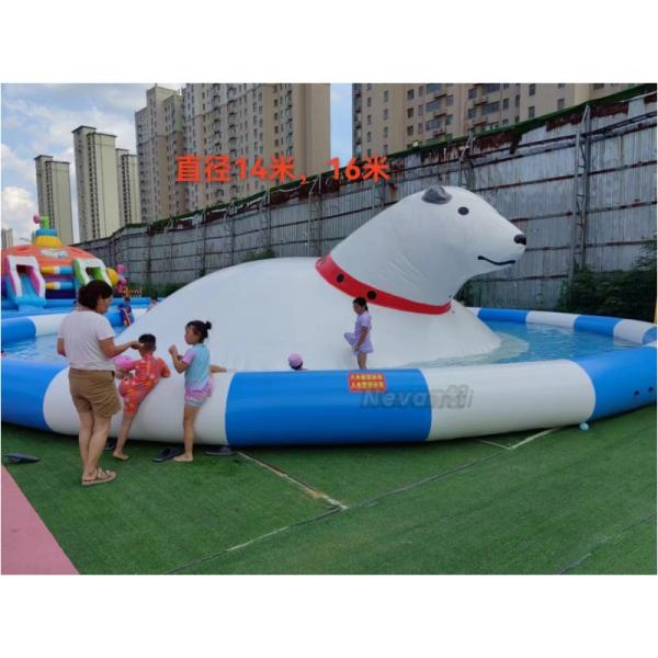 Inflatable Bouncy Jumping Castle Combo Water Park Playground Slide for 100-500kg Capacity