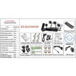 Stand alone DVR,network DVR KIT ES-DL914HV04