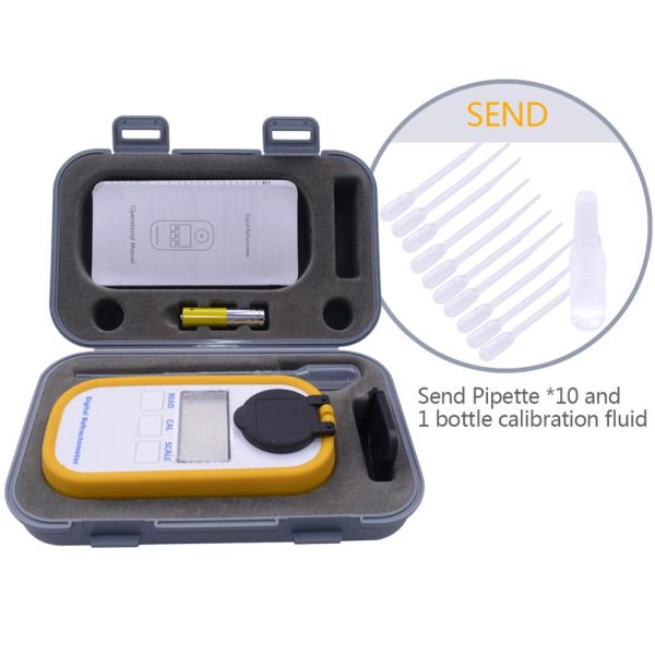 0%-51% Urea Concentration Handheld Digital Refractometer with Automatic Temperature Compensation and 160*59*49mm Compact Size for Adblue Testing