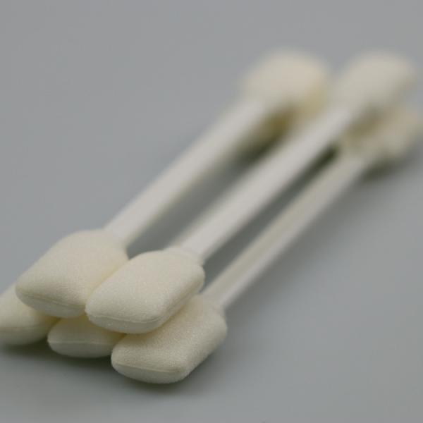 Double Rectangle Foam Head White PP Handle for Printer and Plotter Cleaning