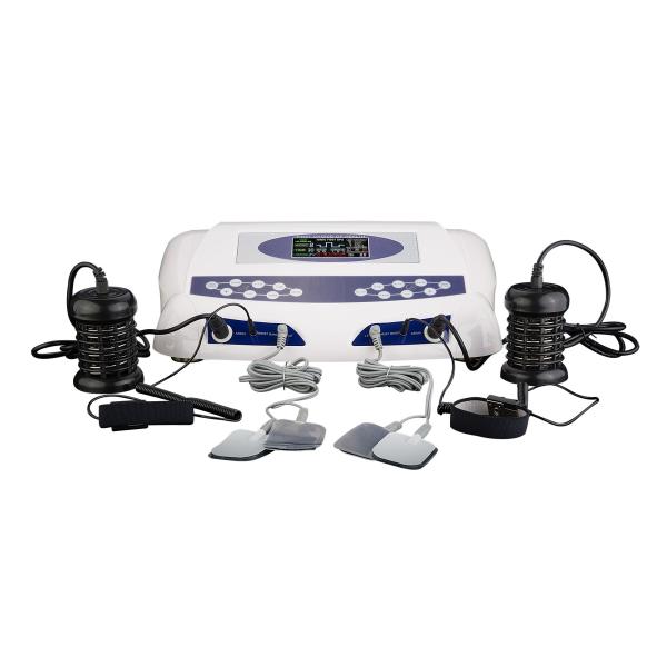 Quality Ion Cleanse Foot Spa Detox Machine for Two Persons AH-805C Single Screen with Dual Massager Slippers and portable Alumin for sale