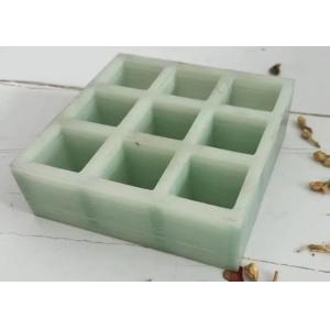 38mm Thickness FRP Pultruded Grating With Gritted Surface And Bolt Fixing