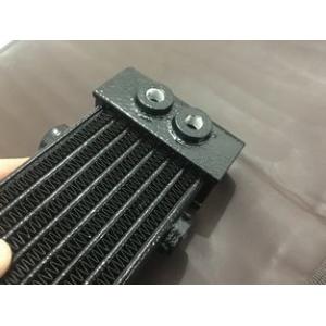 custom auminum multi tube heat exchanger for high performance motorcycle oil