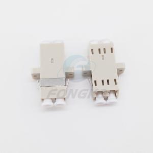 Multimode Duplex LC to LC Coupler Flange Optic Fiber Adapter