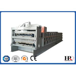 three layer roofing sheet roll forming making machine with high speed