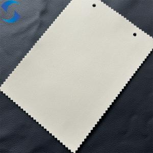 Artificial PU Flocked Backing Technics Elastic Embossed Synthetic EPU Leather