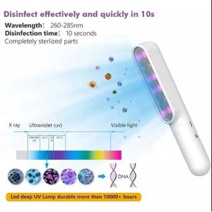7w Portable UVC LED Light Customized Color For Supermarket / Home