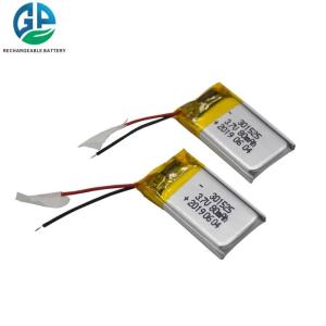 IEC62133 301525 80mah 110mah Rechargeable Lithium Polymer Battery 3.7V