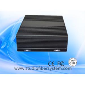 HDMI KVM fiber optic extender with bidi stereo audio over singlemode fiber to