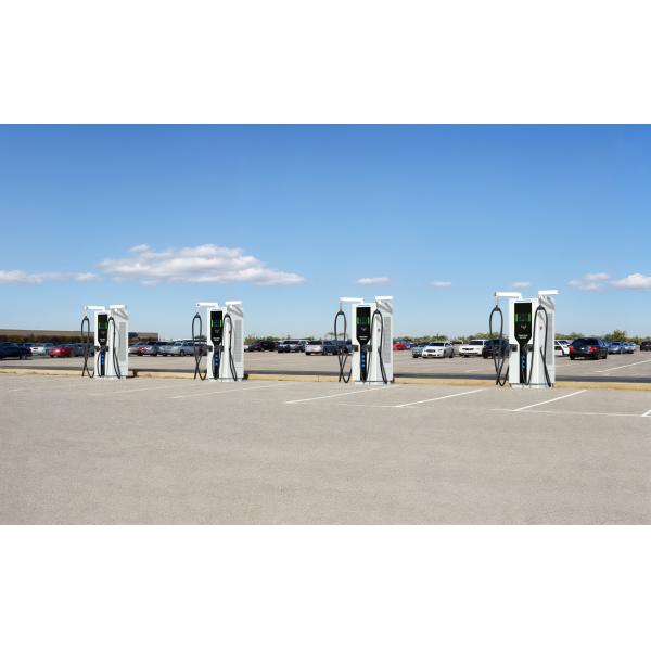 Smart 120kW DC Charging Pile | For Commercial E-Vans | Touch Control & Cable Winder System