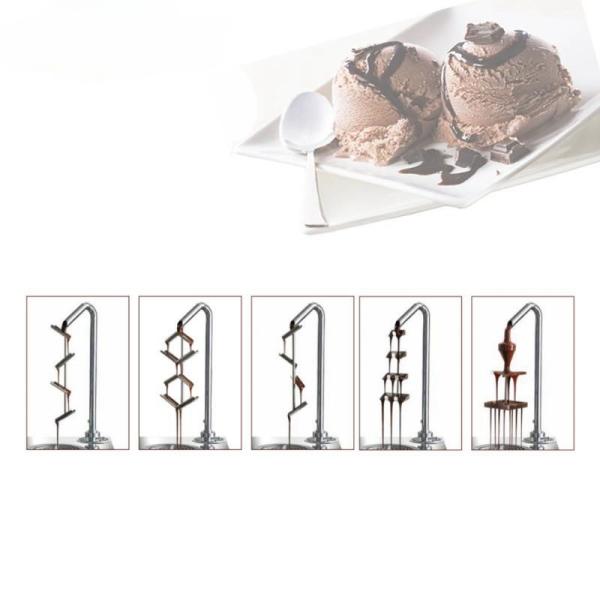 7L Machinery Function Fully Automatic Small Melt Table Top Chocolate Temper Machine