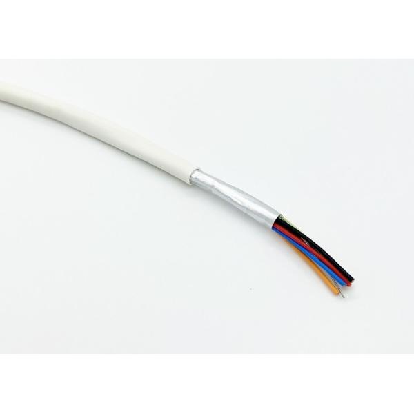 2x0.75+4x0.22mm² Shielded Alarm Cable , Alarm System Cable For Smart House