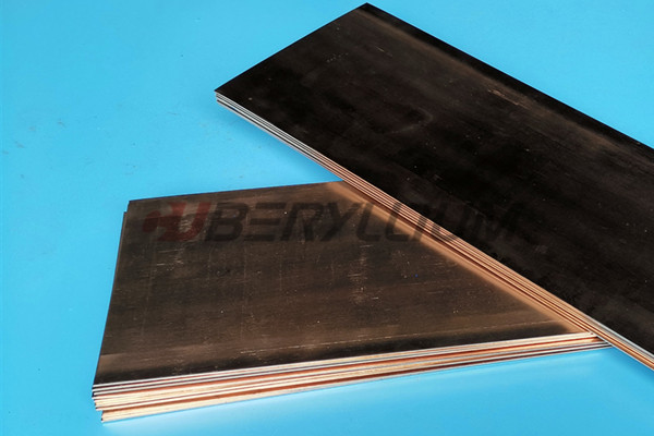 C17510 CuNi2Be Beryllium Copper Plate 140mmX45mmX2000mm For Industry