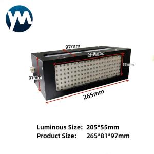 Portable handheld 350W Uv Led Curing Equipment For Offset Printing