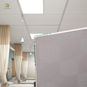 Square Shape PVC Gypsum Ceiling Mold Resistant Fireproof For Building