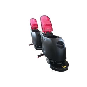 Walk Behind Type Battery Powered Floor Scrubber Dryer Independent Key Switch