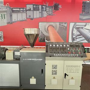 Conical Twin Screw Extruder PVC Pipe Making Machine 1 Year Warranty