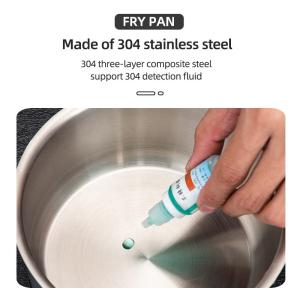 Good Quality Cookware 16 CM Mini Pans Eggs Cooking Fry Pans 18/8 Stainless Steel