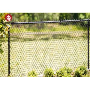 6ft 8ft 10ft Chain Link Mesh Fence Black Pvc Coated Roll Galvanized