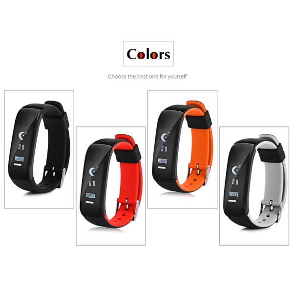 P1 Smartband Watches Blood Pressure Bluetooth Smart Bracelet Heart Rate Monitor Smart Wristband Fitness for iOS Android