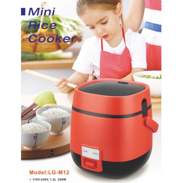 Plastic Mini Electric Rice Cooker Easy Operation Quick Heating Warm Keeping Function