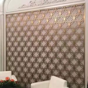 Luxury decoration restaurant screens and room divider with mirror