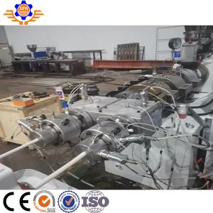 110 To 450MM PVC Pipe Extrusion Line Conical Twin Screw Plastic Pipe Production