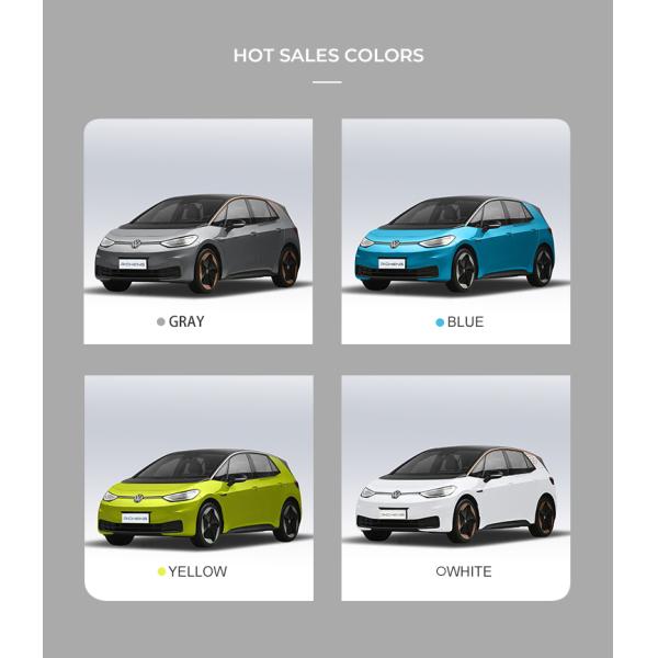 160km/H VW ID3 SUV Smart Electric Cars 5 Seater 450KM Range