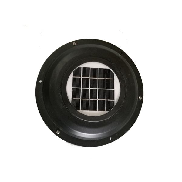 ABS Brush DC Motor Solar Powered Trailer Roof Vent With 1W Solar Panel