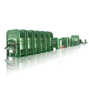 75KW Automatic Fabric Core Conveyor Belt Vulcanizing Press for Customer