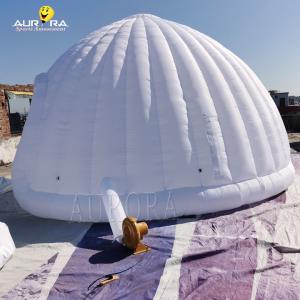 PVC White Inflatable Dome Tent / Outdoor Inflatable Igloo For Exhibition