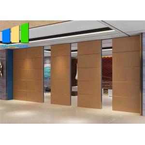 Noise Reducing 100mm Hotel Partition Walls with Aluminum Track System