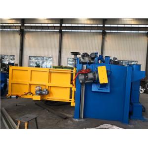PLC Control Turntable Shot Blasting Machine Direct Coupling Blast Wheel