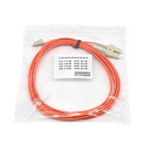 High-Performance Duplex Fiber Optic Patch Cord LC PC to SC PC