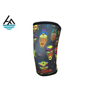 Wholesale Gray Pattern 7 Neoprene Knee Sleeve , Waterproof Neoprene Knee Cap from china suppliers