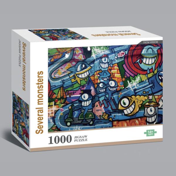 Quality Customize Design Large Paper 1000pcs Jigsaw Puzzle For Adults Developing Intelligence for sale