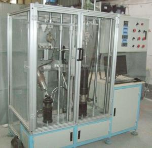 Automatic friction and blow - off testing machine for testing PTFE banding piston